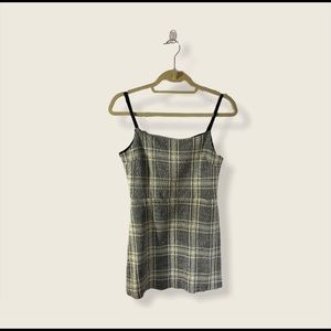 Urban Outfitter Gray Plaid Dress- like new!